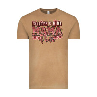 Vintage Camel glitter and dirt mama of both girls Vintage Tee - Zillion Design Studio