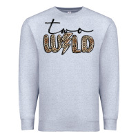 Heather Grey two wild Premium Sweatshirt - MaliasSmallBusiness