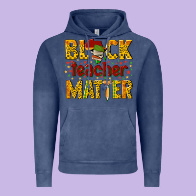 Black Teacher Matter Vintage Hoodie Designed By Texasbilliewilder
