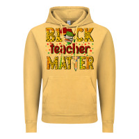 Vintage Mustard black teacher matter Vintage Hoodie - texasbilliewilder