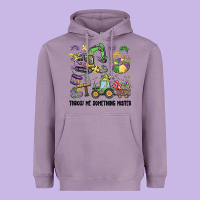 Throw Me Something Mister Heavyweight Hoodie Designed By Maliassmallbusiness