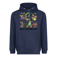 Navy throw me something mister Heavyweight Hoodie - MaliasSmallBusiness