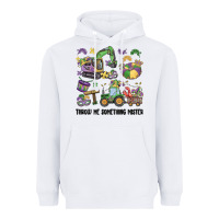 White throw me something mister Heavyweight Hoodie - MaliasSmallBusiness