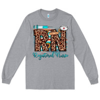Heather Grey rn registered nurse Long Sleeve Tee - JahusDesignShop