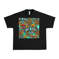 Western Turquoise Thunderbird Seamless Pattern Urban Heavy Tee | Teevron