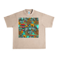 French Oak western turquoise thunderbird seamless pattern Urban Heavy Tee - HRA Design Shop