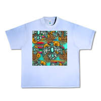 Grape Ice western turquoise thunderbird seamless pattern Urban Heavy Tee - HRA Design Shop