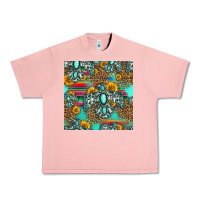 Salmon western turquoise thunderbird seamless pattern Urban Heavy Tee - HRA Design Shop