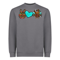 Storm peace love thanksgiving turkey Heavyweight Sweatshirt - RanaPortraitStore