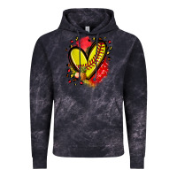 Cloud Black fruits and softball heart Vintage Hoodie - Zillion Design Studio