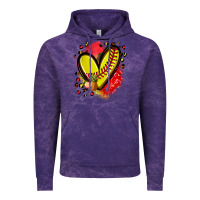 Cloud Purple fruits and softball heart Vintage Hoodie - Zillion Design Studio