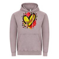 Vintage Zinc fruits and softball heart Vintage Hoodie - Zillion Design Studio