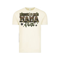 Vintage Arctic glitter and dirt mama of both Vintage Tee - Zillion Design Studio