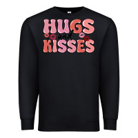 Black hugs and kisses Premium Sweatshirt - MaliasSmallBusiness