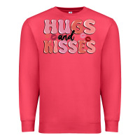 Cardinal hugs and kisses Premium Sweatshirt - MaliasSmallBusiness
