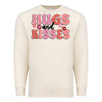 Hugs And Kisses Premium Sweatshirt | Teevron