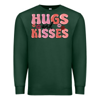 Sports Green hugs and kisses Premium Sweatshirt - MaliasSmallBusiness