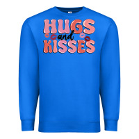 True Royal hugs and kisses Premium Sweatshirt - MaliasSmallBusiness