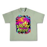 Oil Green vacay mode Urban Heavy Tee - BarkalooDesign
