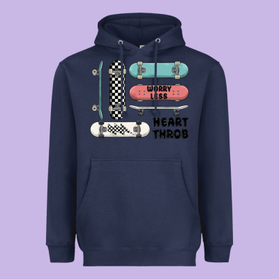 Worry Less Heavyweight Hoodie Designed By Maliassmallbusiness