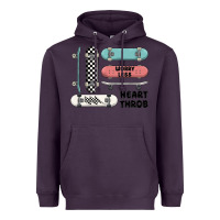 Plum worry less Heavyweight Hoodie - MaliasSmallBusiness