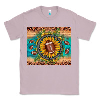 Lilac football leopard turquoise sunflower Classic Tee - JahusDesignShop