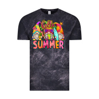 Cloud Black hello summer gnomes Vintage Tee - Zillion Design Studio