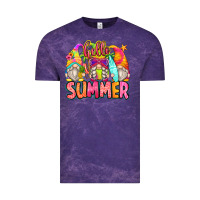 Cloud Purple hello summer gnomes Vintage Tee - Zillion Design Studio