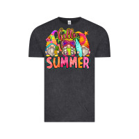 Vintage Black hello summer gnomes Vintage Tee - Zillion Design Studio