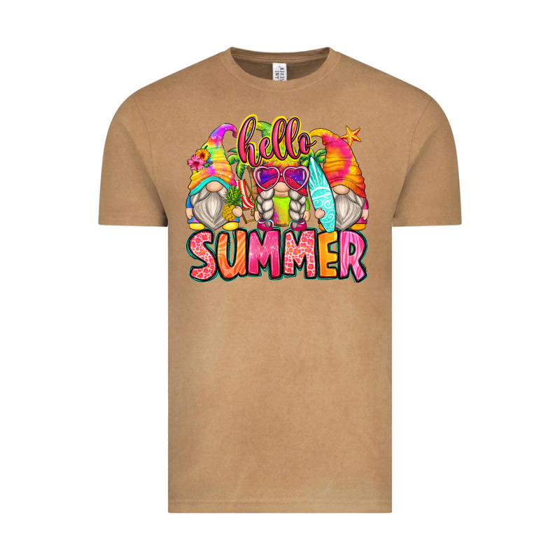 Hello Summer Gnomes Vintage Tee by Zillion Design Studio | Teevron