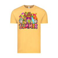 Vintage Mustard hello summer gnomes Vintage Tee - Zillion Design Studio
