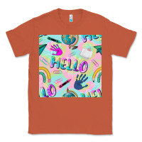 Copper hello kindergarten seamless pattern Classic Tee - BundleAndBundleShop