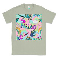 Matcha hello kindergarten seamless pattern Classic Tee - BundleAndBundleShop