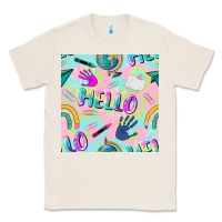 Natural hello kindergarten seamless pattern Classic Tee - BundleAndBundleShop