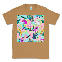 Toasted Coconut hello kindergarten seamless pattern Classic Tee - BundleAndBundleShop