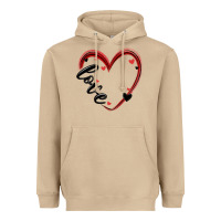 Mushroom valentines day heart Heavyweight Hoodie - MaliasSmallBusiness