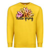 Lemon hello spring Premium Sweatshirt - MaliasSmallBusiness