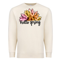 Sandshell hello spring Premium Sweatshirt - MaliasSmallBusiness