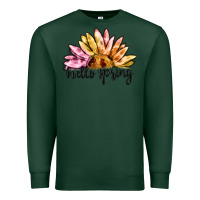 Sports Green hello spring Premium Sweatshirt - MaliasSmallBusiness