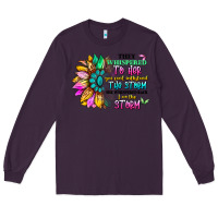 Plum they whispered to her you can't withstand the stor Long Sleeve Tee - Artiststas