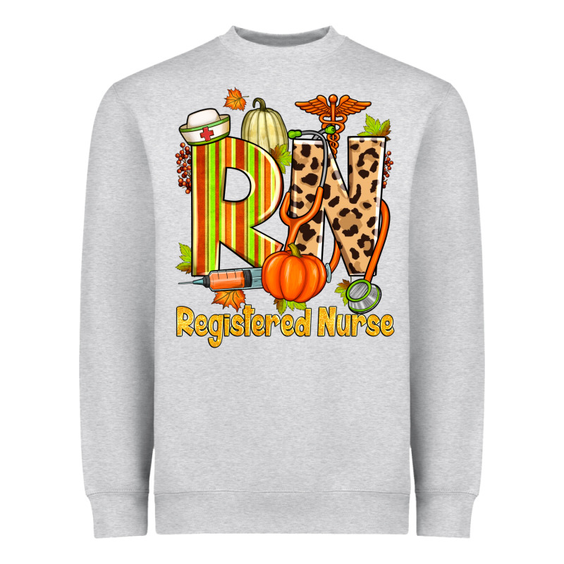 Fall Rn Registered Nurse Heavyweight Sweatshirt by Zillion Design Studio | Teevron