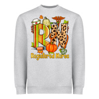 Heather Grey fall rn registered nurse Heavyweight Sweatshirt - Zillion Design Studio
