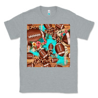Heather Grey football leopard cowhide seamless pattern Classic Tee - JahusDesignShop