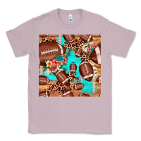 Lilac football leopard cowhide seamless pattern Classic Tee - JahusDesignShop