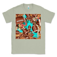 Matcha football leopard cowhide seamless pattern Classic Tee - JahusDesignShop