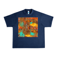 Navy western skeleton seamless pattern Urban Heavy Tee - HRA Design Shop