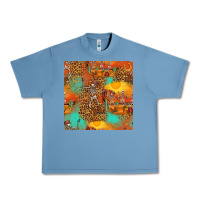 Pebble Blue western skeleton seamless pattern Urban Heavy Tee - HRA Design Shop