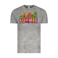 Cloud Rock hello summer Vintage Tee - Zillion Design Studio