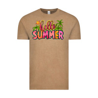 Vintage Coffee hello summer Vintage Tee - Zillion Design Studio