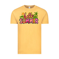 Vintage Mustard hello summer Vintage Tee - Zillion Design Studio